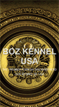 Mobile Screenshot of bozkennelusa.com